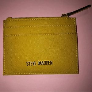 Steve Madden mustard yellow wallet